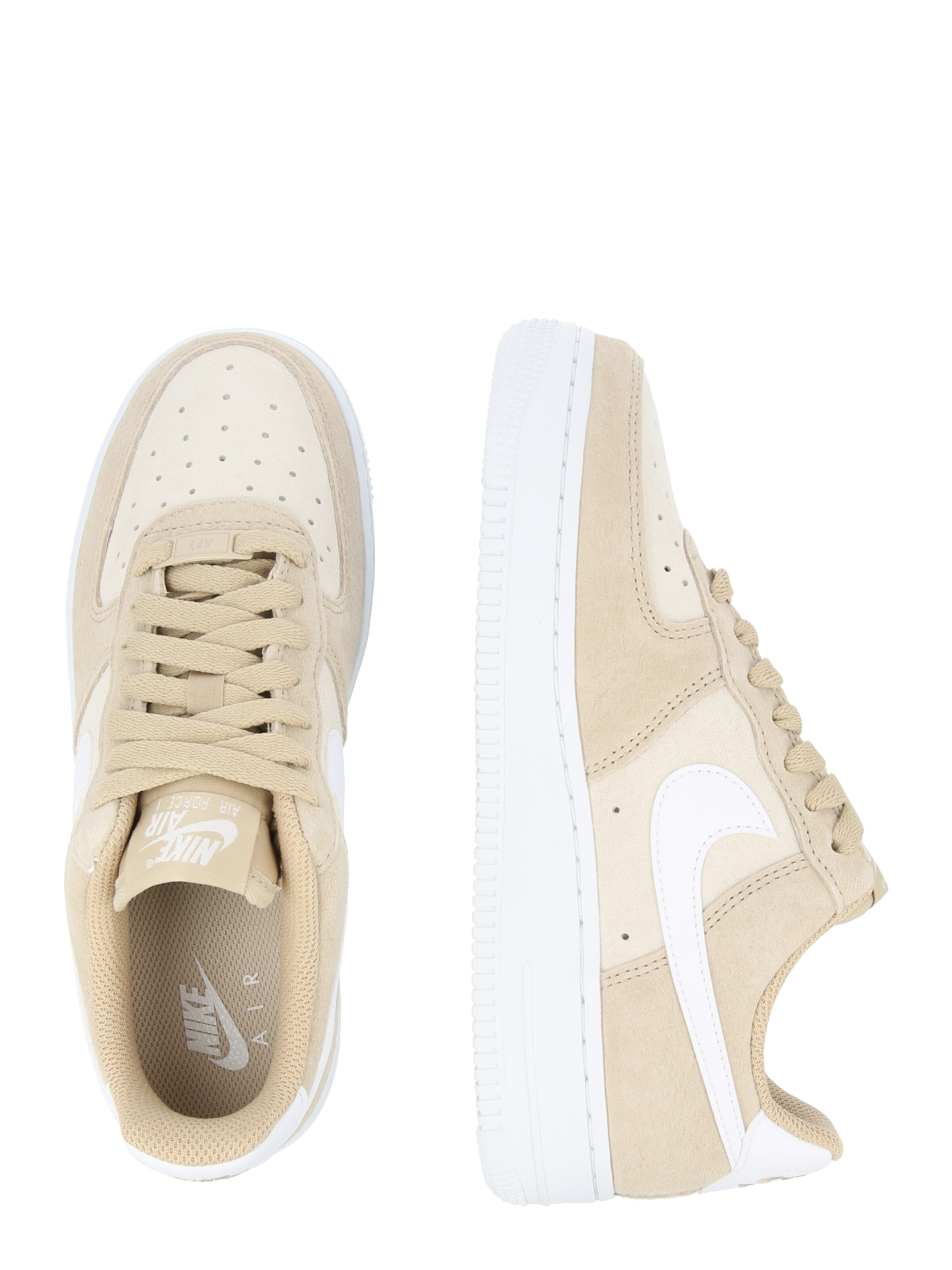 Nike Sportswear Låg sneaker 'AIR FORCE 1 '07' i beige