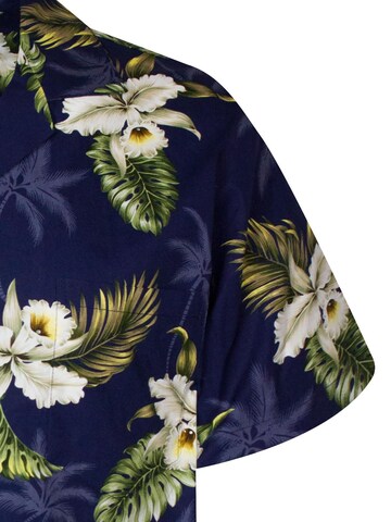 KY's Regular fit Button Up Shirt 'Enzian' in Blue