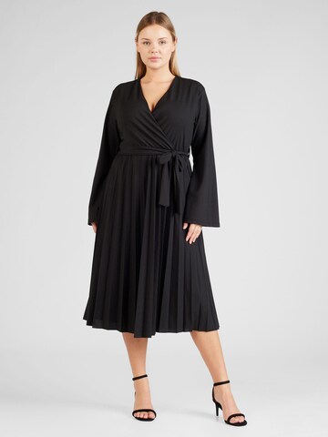 Robe Trendyol Curve en noir : devant