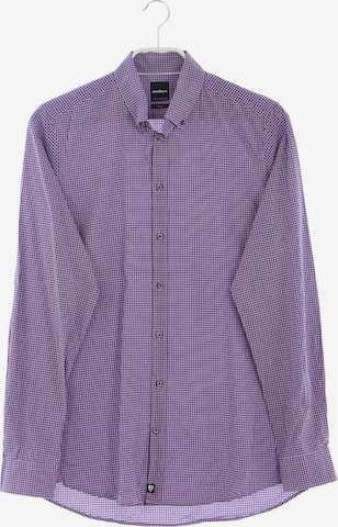 STRELLSON Button Up Shirt in S in Purple: front