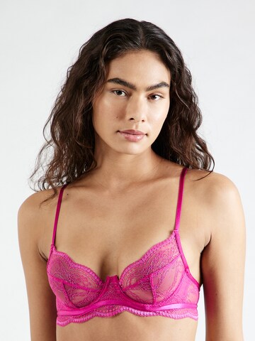 Hunkemöller Balconette BH 'Isabelle' in Roze: voorkant