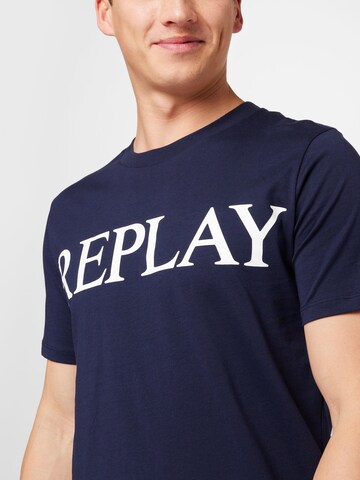 T-Shirt REPLAY en bleu