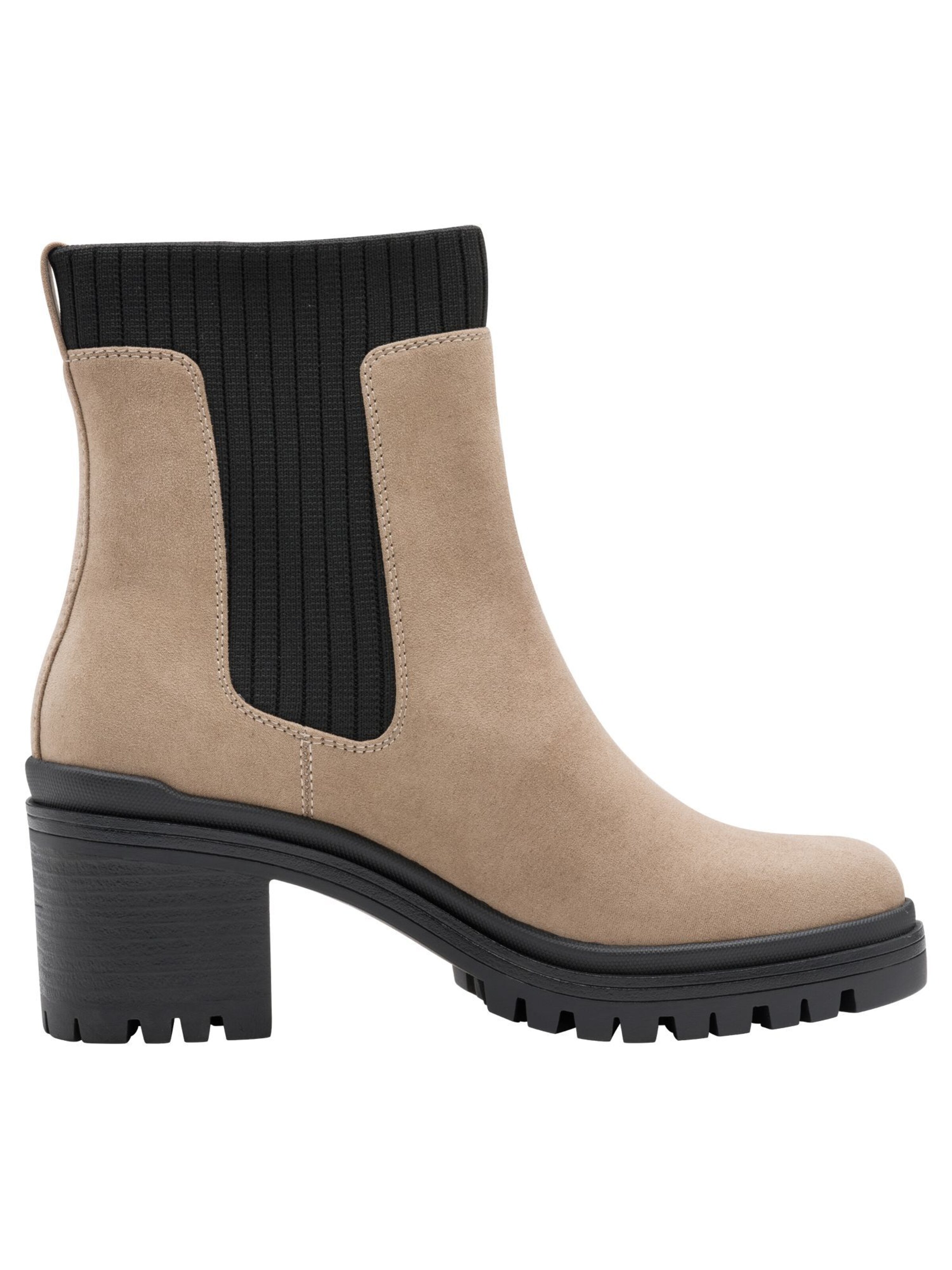 s.Oliver Enkellaarsjes in Beige