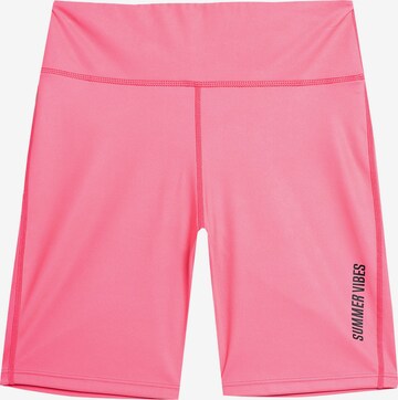 Slimfit Pantaloni sportivi di 4F in rosa: frontale