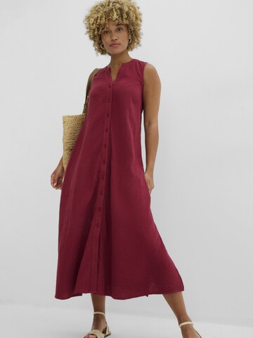 bonprix Blousejurk in Rood: voorkant