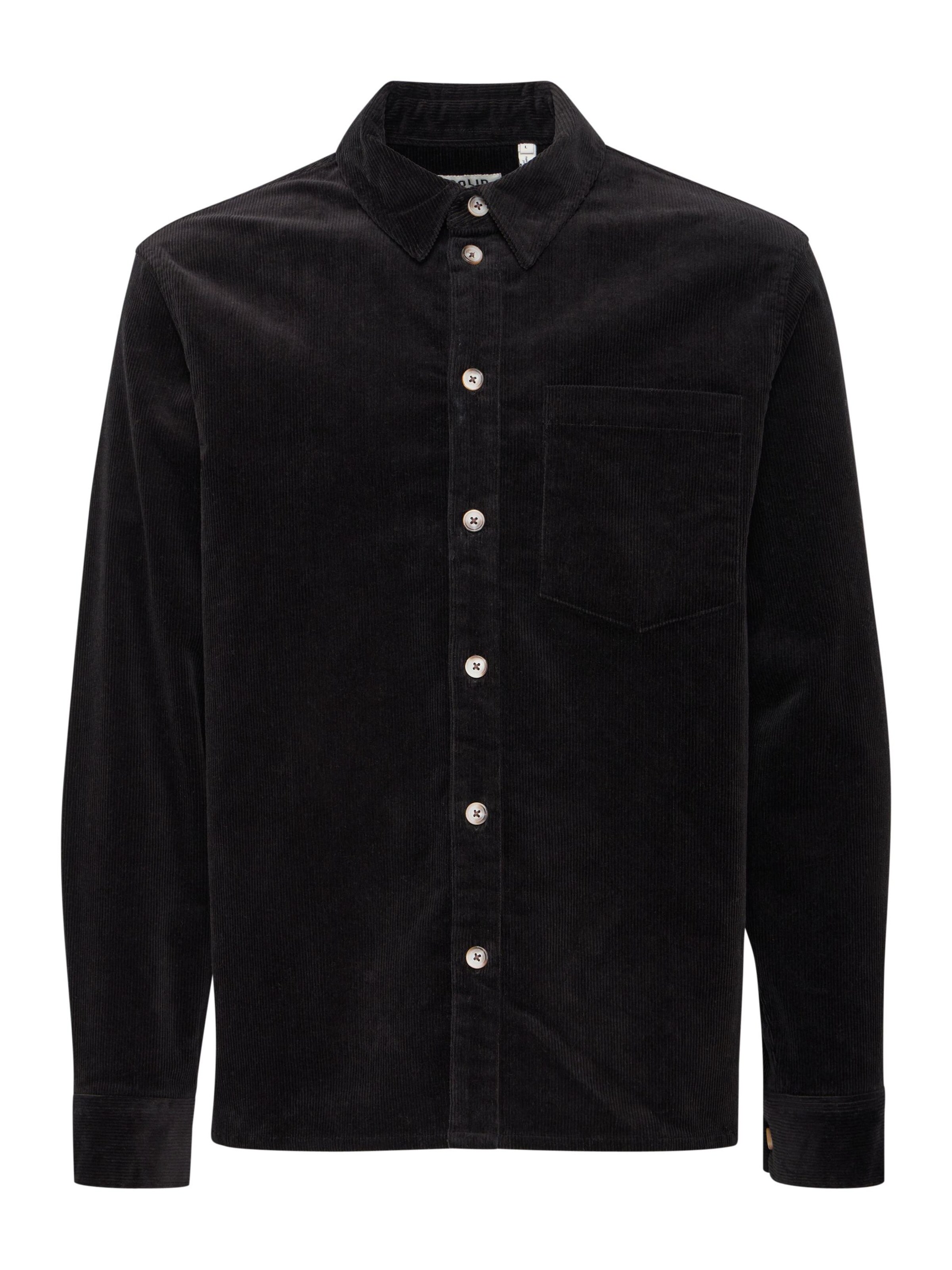 Camicia 'MEYER' di !Solid in nero: frontale