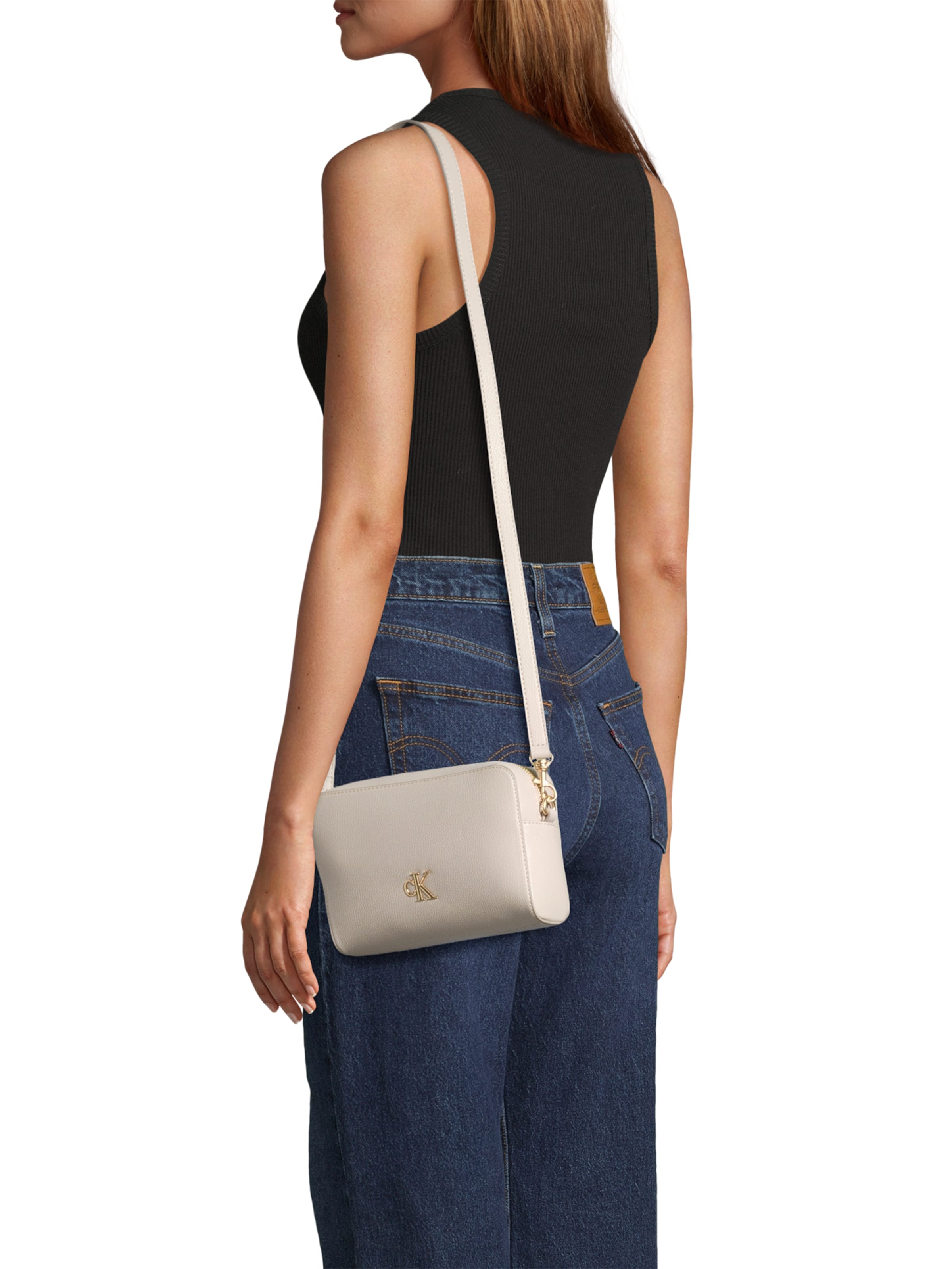 Calvin Klein Сумка через плечо в Бежевый
