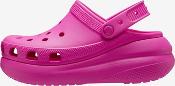 Sabots Crocs en rose : devant
