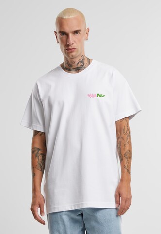 Pica Pica Shirt 'Fior di Latte' in White: front