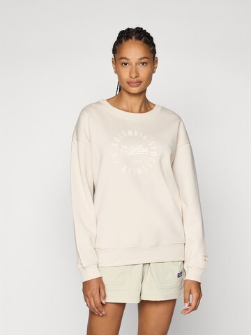 COLUMBIA Bluzka sportowa 'Meridian Creek' w kolorze beżowy: przód