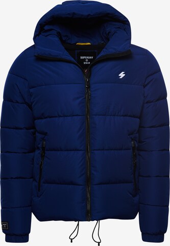 Veste d’hiver Superdry en bleu : devant