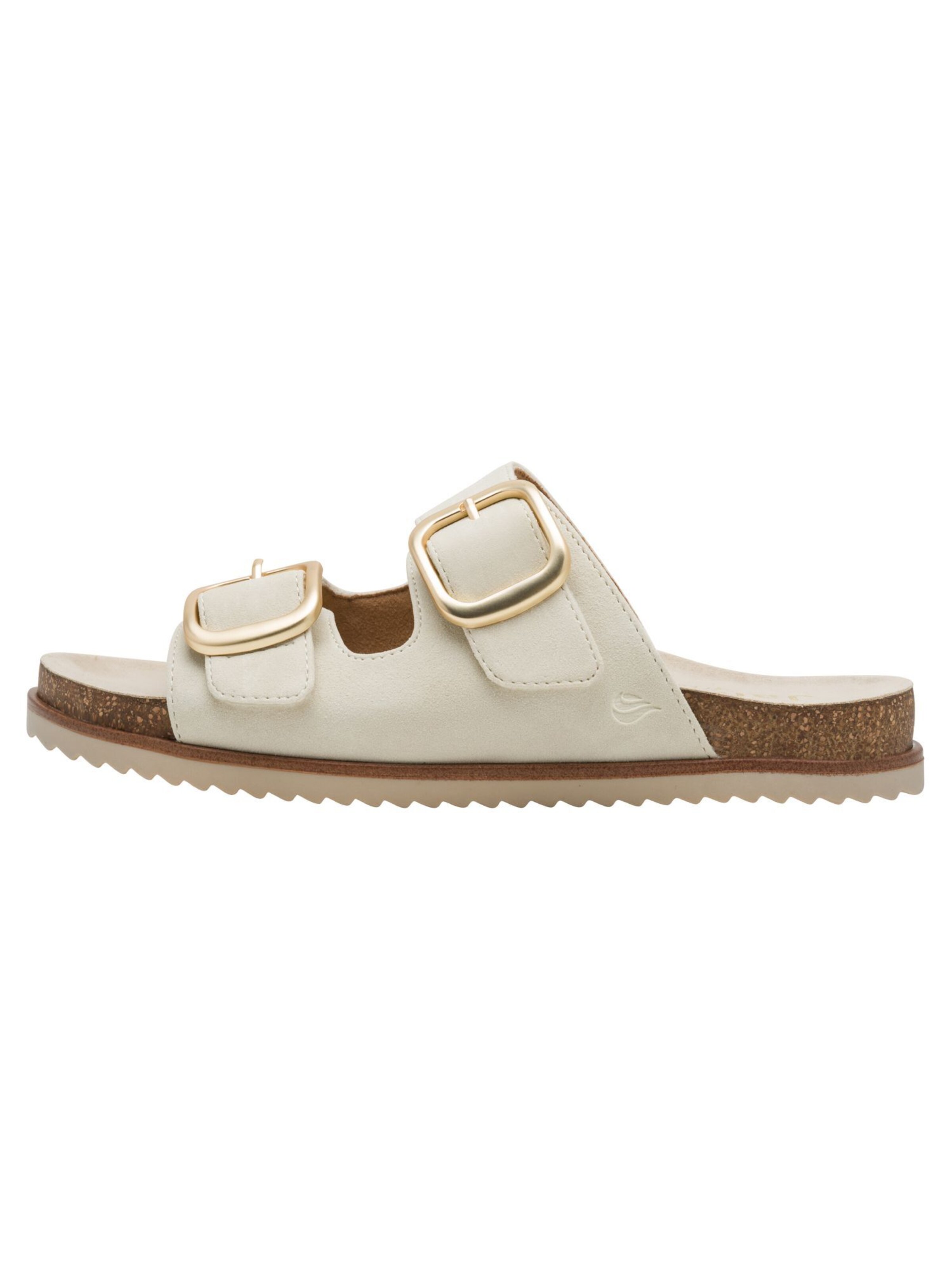 Mule JANA en beige : devant