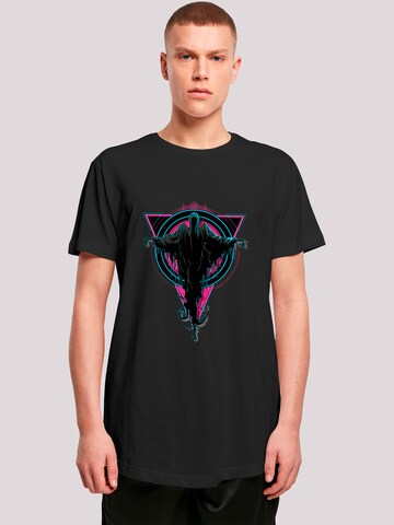 F4NT4STIC Shirt 'Harry Potter Neon Dementors' in Zwart: voorkant
