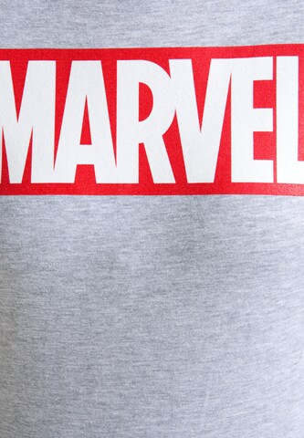 LOGOSHIRT Shirt 'Marvel' in Grey