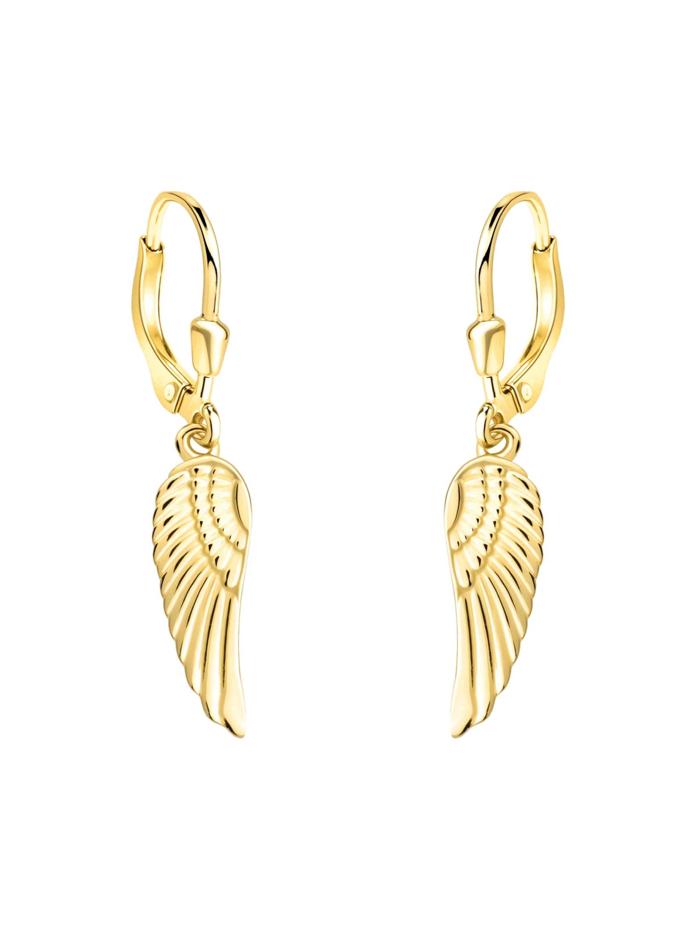 Sofia Milani Earrings 'Wing' in Gold: front