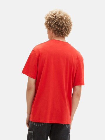 TOM TAILOR DENIM T-Shirt in Rot