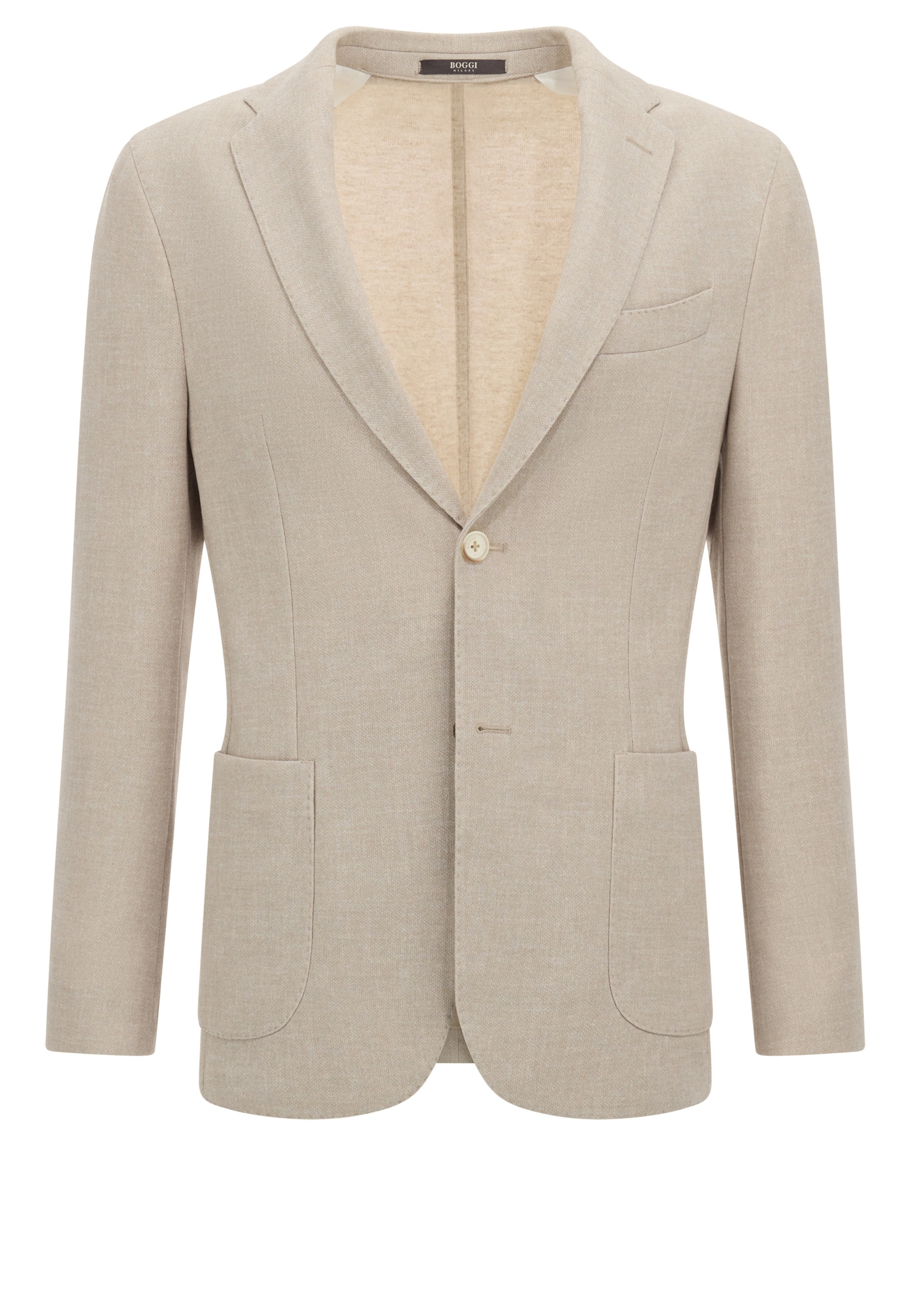 Slim fit Giacca da completo di Boggi Milano in beige: frontale