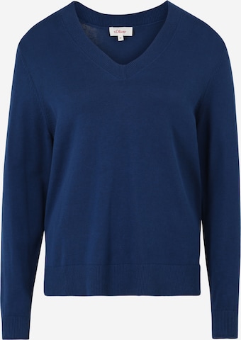 Pull-over s.Oliver en bleu : devant