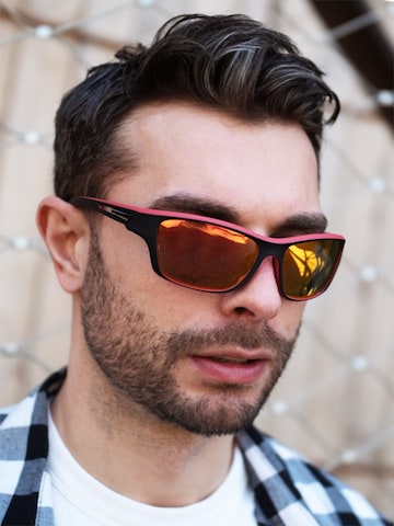 VEYREYSunčane naočale 'Sport Herren-sonnenbrille Gustav' - crvena boja: prednji dio