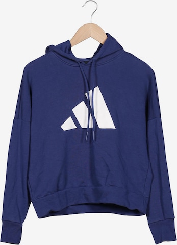 ADIDAS PERFORMANCE Kapuzenpullover XXXS-XXS in Blau: Vorderseite