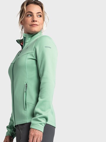 Schöffel Athletic fleece jacket 'Bleckwand' in Green