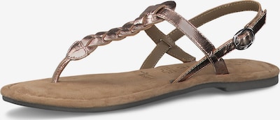 TAMARIS Zehentrenner in rosegold, Produktansicht