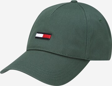 Tommy Jeans Cap in Green: front