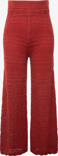 Studio Untold Pantalon en rouge carmin, Vue avec produit