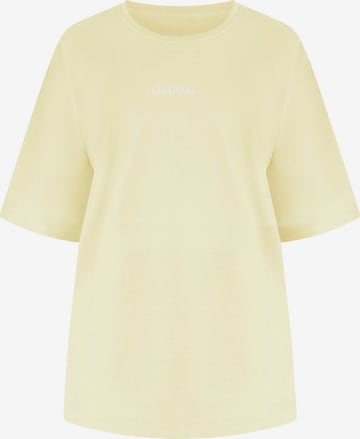 Smilodox Oversized Shirt 'Benetta' in Yellow: front