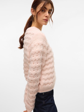 VERO MODA Pullover 'VMLAURYN' in Pink