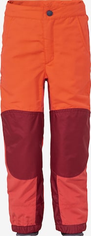 VAUDE Outdoor broek 'Caprea' in Oranje: voorkant
