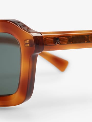 Scalpers Okulary przeciwsłoneczne 'Flash' w kolorze brązowy