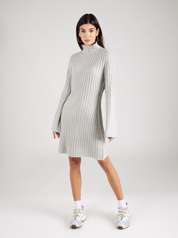 Robes en maille FRENCH CONNECTION en gris : devant