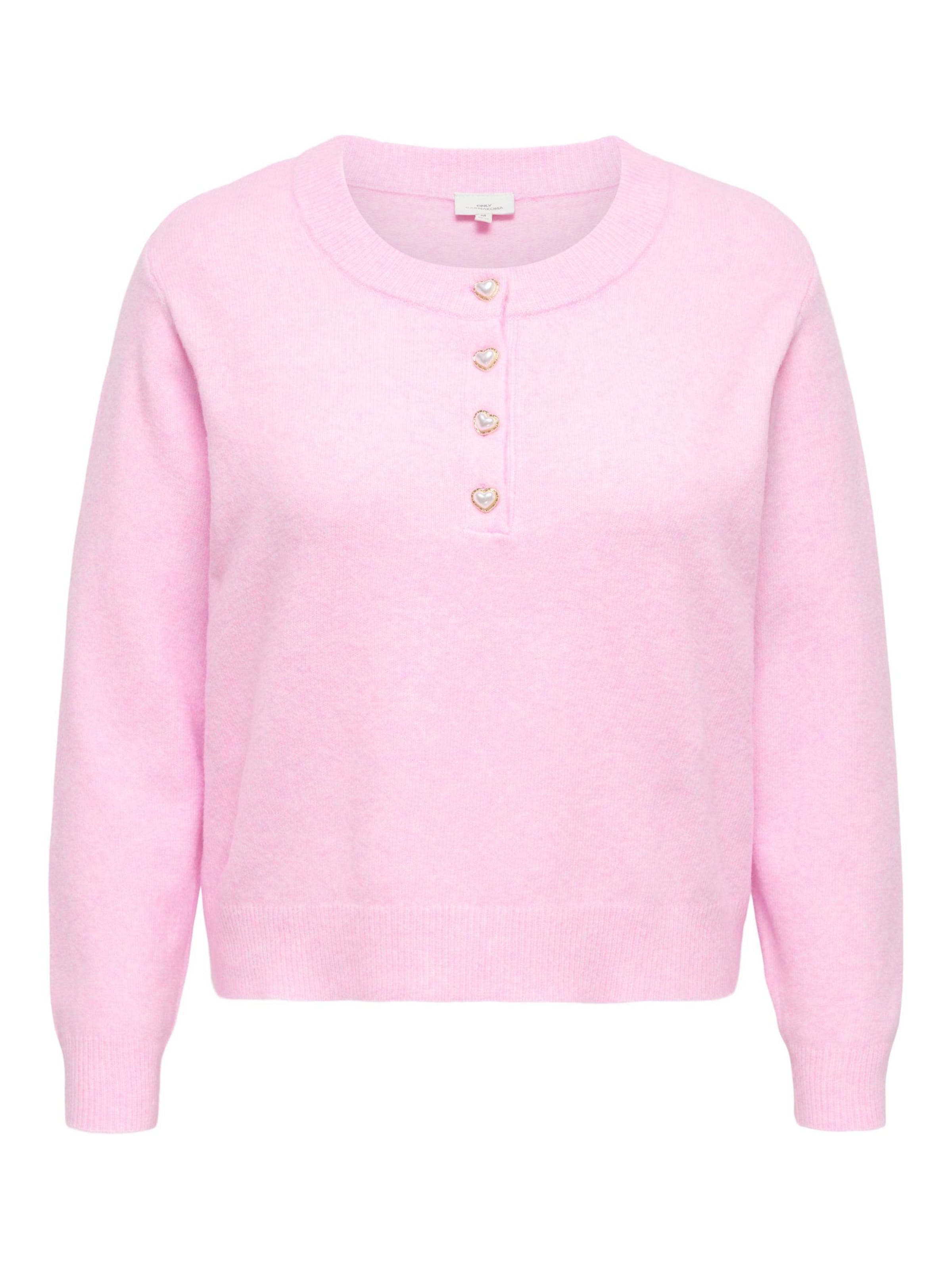 ONLY Carmakoma - Jersey 'CARMacey' en rosa: frente
