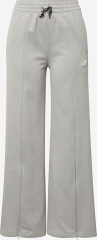 ADIDAS SPORTSWEARWide Leg/ Široke nogavice Sportske hlače 'Aeroready  High-Rise' - siva boja: prednji dio