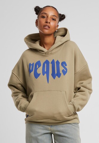Pequs Sweatshirt in Grün: Vorderseite
