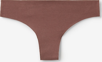 Tezenis Thong in Brown: front