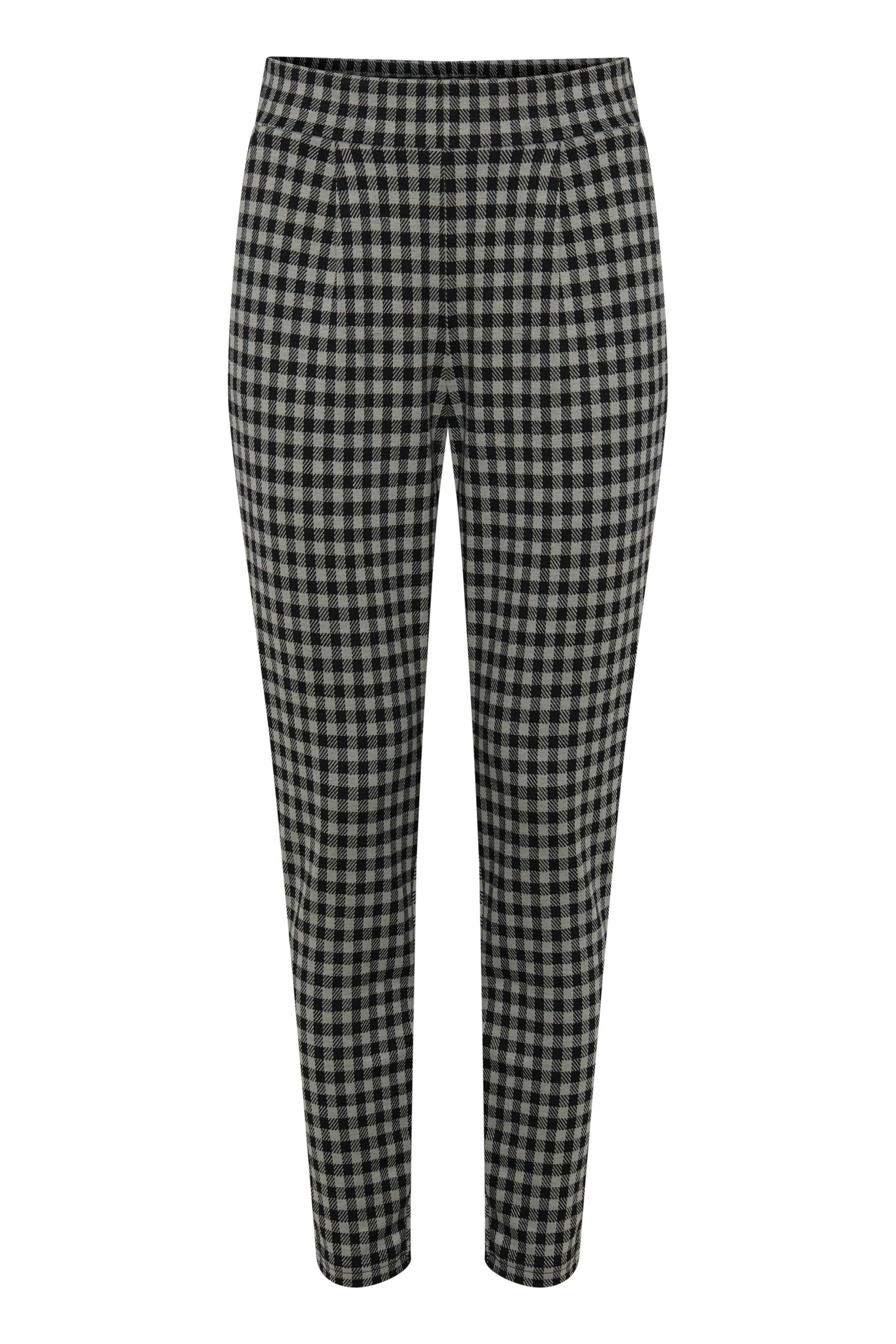 ICHI Bukser 'KATE CHECKY PA2' i grå / sort, Produktvisning