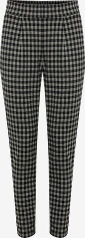 ICHI Slim fit Pants 'IHKATE CHECKY PA2' in Grey: front