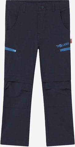 TROLLKIDS Regular Outdoorhose 'Kjerag' in Blau: Vorderseite
