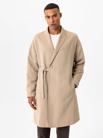 Cappotto di mezza stagione 'Adalheida' di Antioch in beige: frontale