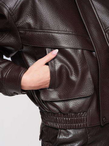 Ombre Between-season jacket in Brown
