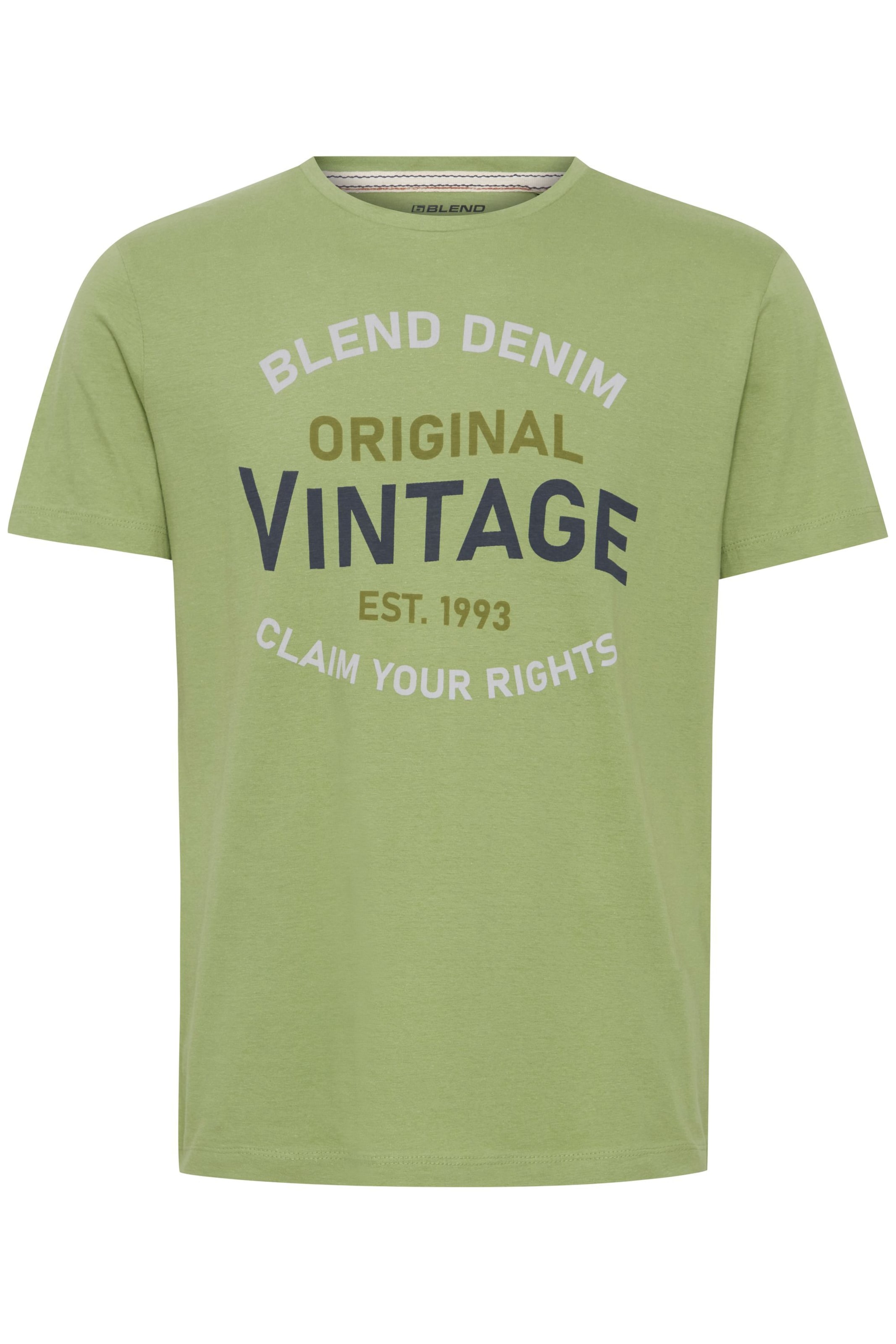 BLEND Shirt in Geel: voorkant