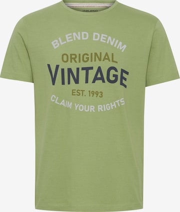 BLEND Shirt in Groen: voorkant