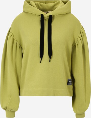 Sweat-shirt 'Akane Rusched Hoodie' LEVI'S ® en vert : devant