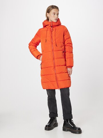 QS Демисезонное пальто в Оранжевый: спереди