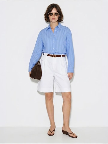 Wide leg Pantaloni 'Shorts' di Bianco Lucci in bianco
