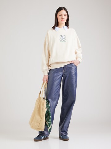 QUIKSILVER Sweatshirt i beige