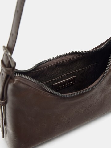 Sac bandoulière 'HEBILLAS' Pull&Bear en marron