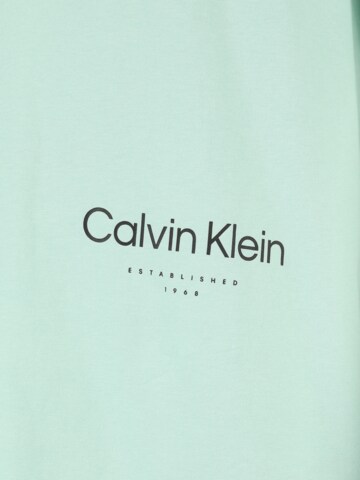 Calvin Klein Big & Tall T-Shirt in Grün